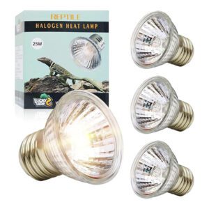 خرید لامپ حرارتی هالوژن روزگرد لاکی هرپ در دو توان 25 و 50 وات مدل Lucky Herp Halogen Heat Lamp اصل - دکتر پلنت