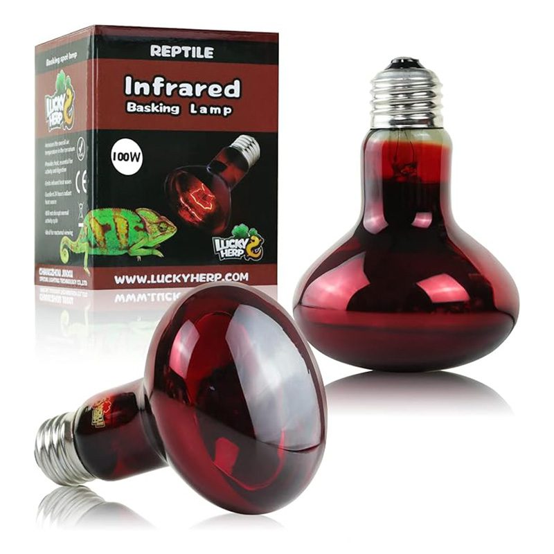 خرید لامپ حرارتی مادون قرمز اینفرارد لاکی هرپ در توان‌های 50، 75 و 100 وات مدل Lucky Herp Infrared Basking Lamp اصل - دکتر پلنت