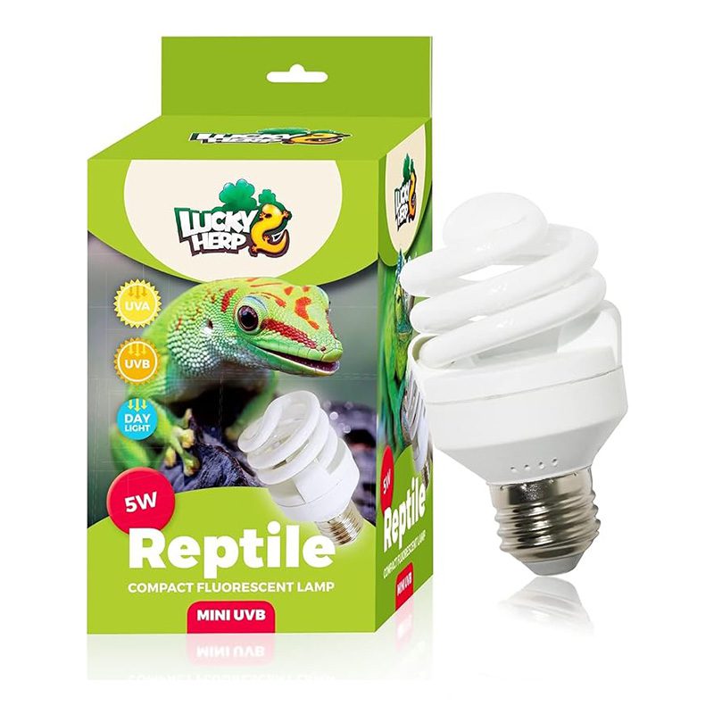 خرید لامپ یو وی بی 5 درصد لاکی هرپ 5 وات مدل مینیاتوری Lucky Herp UVB 5 5W اصل - دکتر پلنت