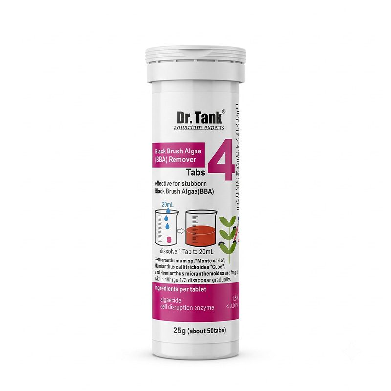 dr-tank-4-bba-remover بستهبندی قرص ضد جلبک BBA شماره 4 دکتر تانک برای درمان جلبک آکواریوم گیاهی