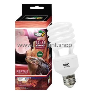 خرید لامپ یو وی بی 15 درصد لاکی هرپ در دو توان 13 و 26 وات مدل Lucky Herp UVB 15 اصل - دکتر پلنت